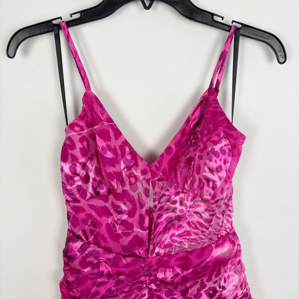 NBD Sheila Mini Dress in Bubblegum Pink Leo Size S - Picture 3 of 11